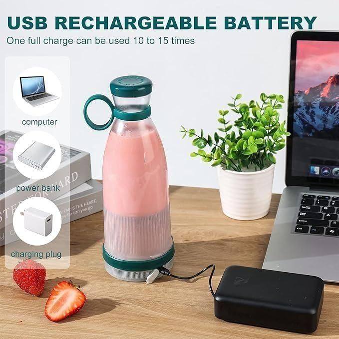 Portable Smoothie Blender – Fresh Juices & Shakes On-the-Go