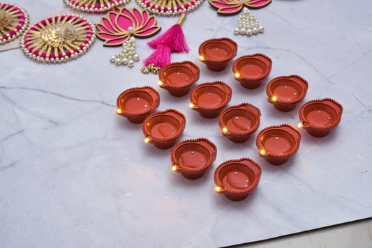 Flameless Water Sensor Diyas, Ambient Lights.