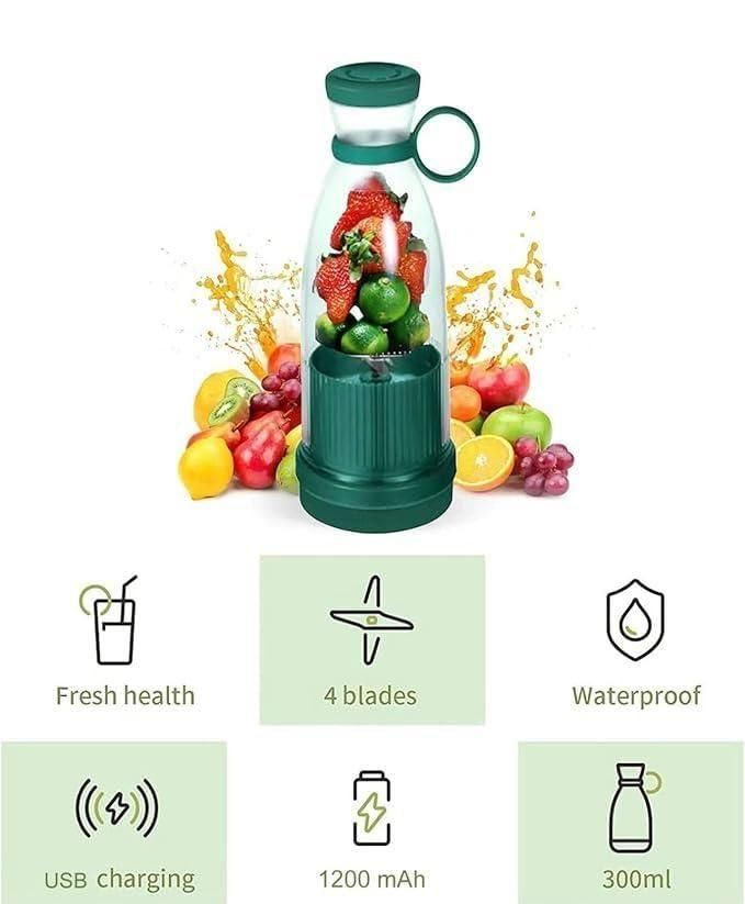 Portable Smoothie Blender – Fresh Juices & Shakes On-the-Go